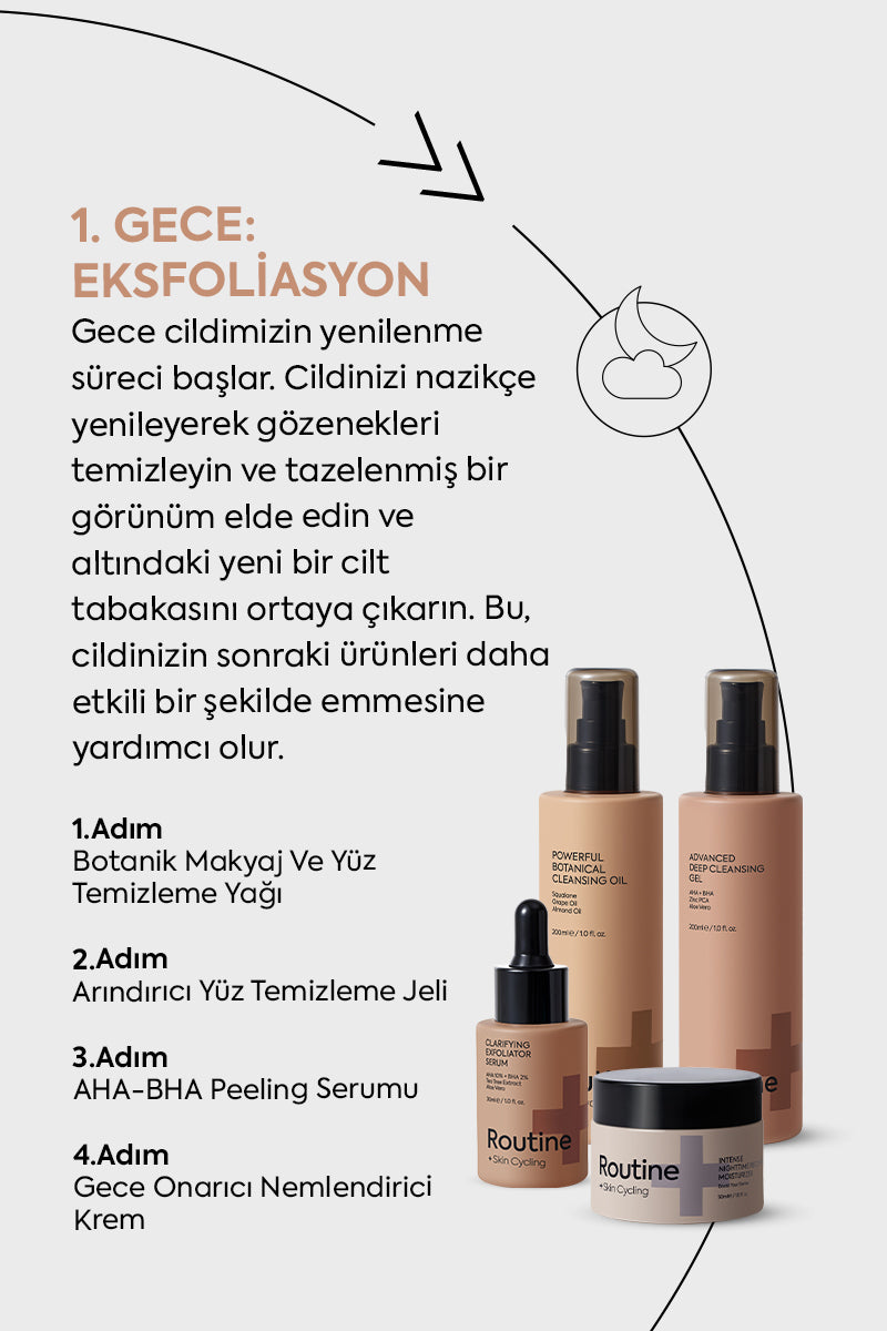 Routine+ Skin Cycling Cilt Bakım Seti (8in1)