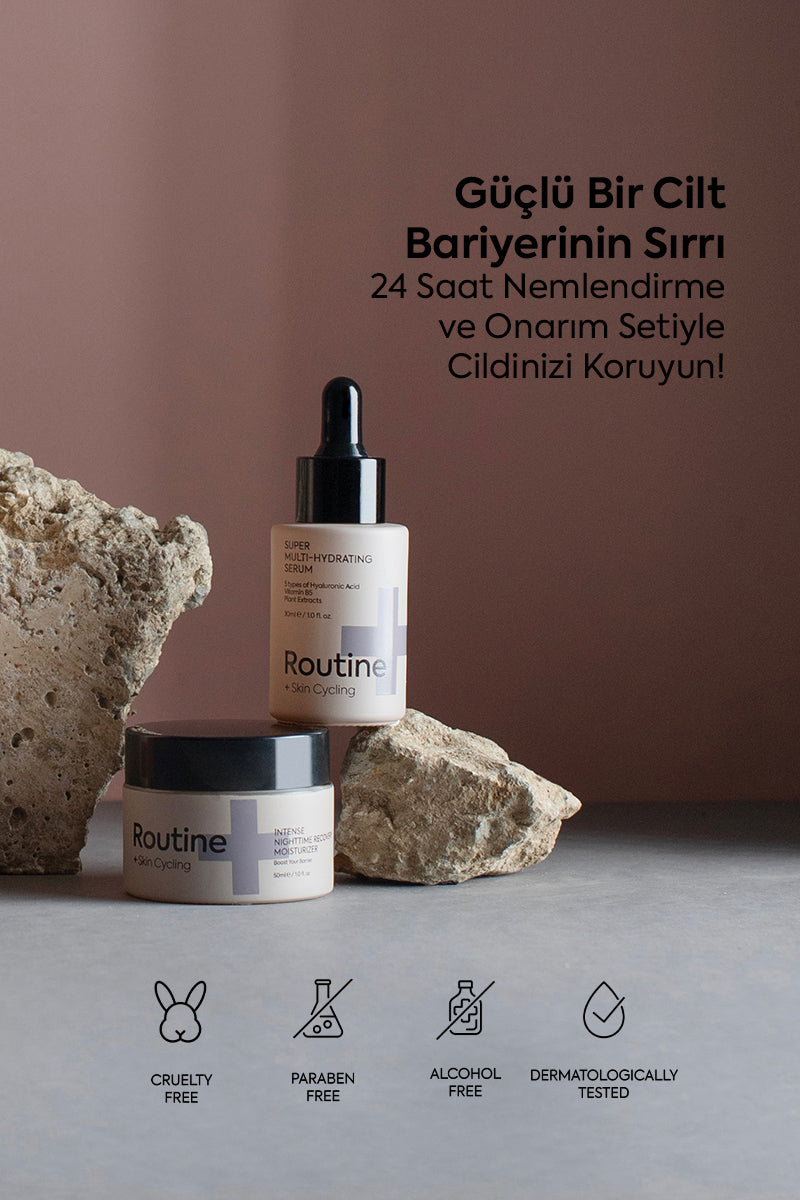 24 Saat Nemlendirme ve Onarım Seti - Skin Barrier Recovery Kit