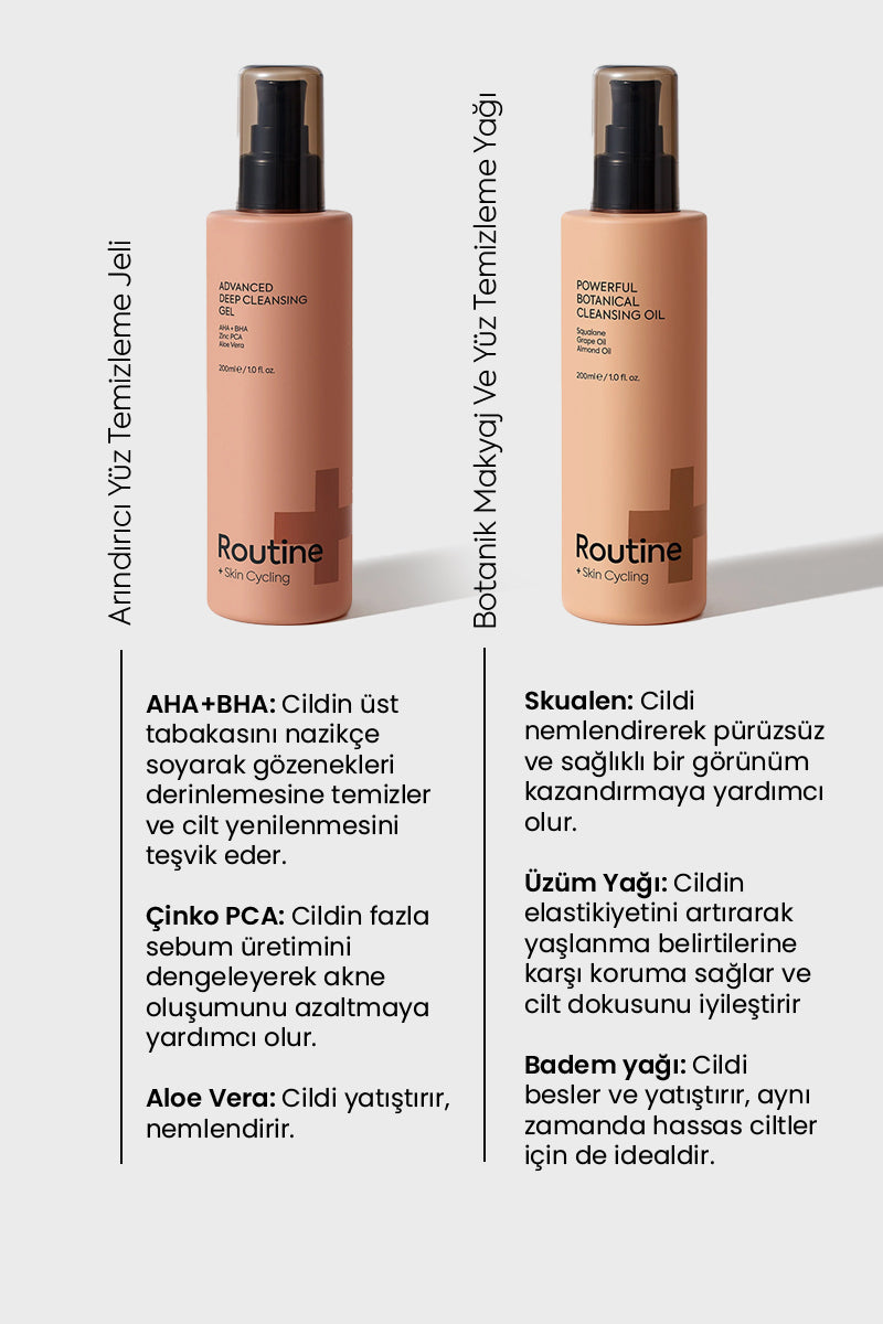 Routine+ Skin Cycling Cilt Bakım Seti (8in1)