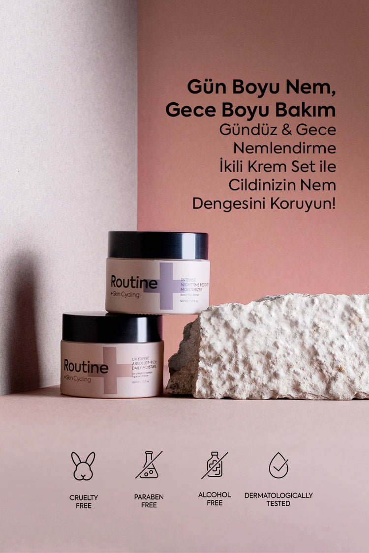 Gündüz & Gece Nemlendirme Ikili Krem Set - Moisturize Day & Night