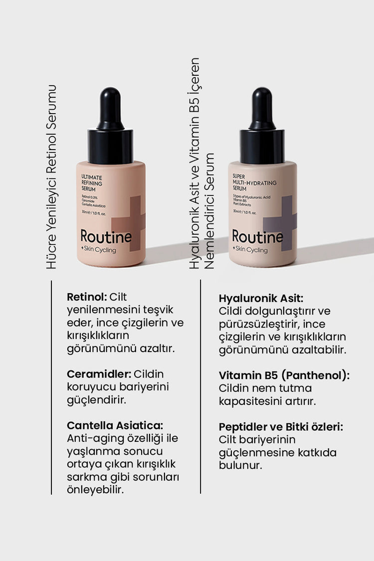 Leke Karşıtı Nemlendirici ve Onarıcı 4'lü Serum Seti - Essential Treatment Serum