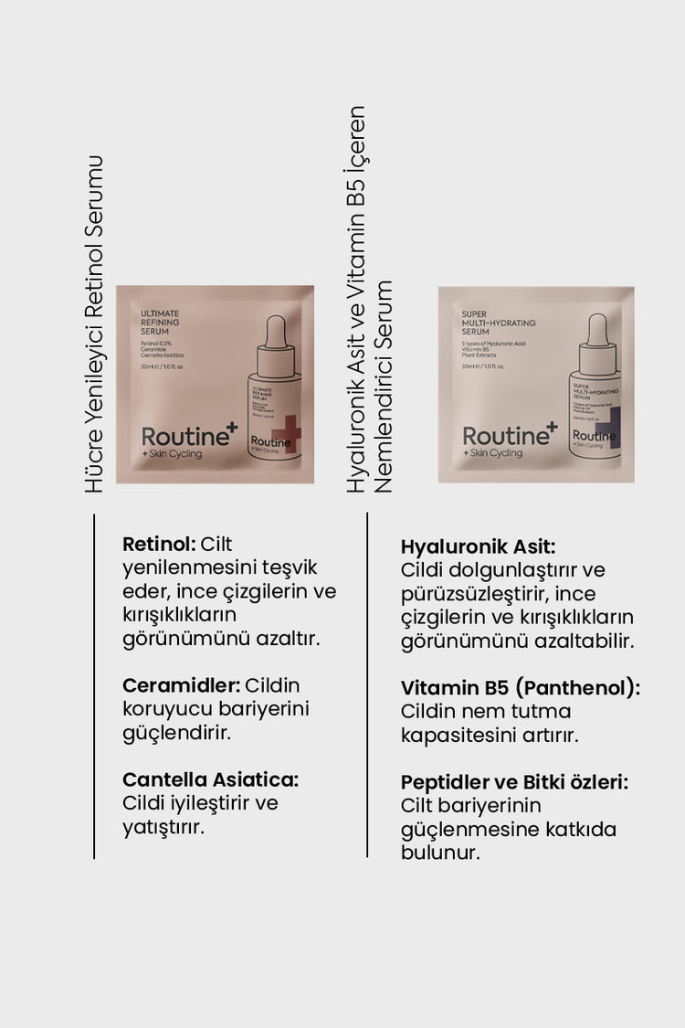 Routine+ Skin Cycling Deneme Kiti (8in1)